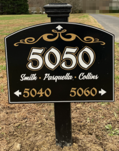 custom home sign