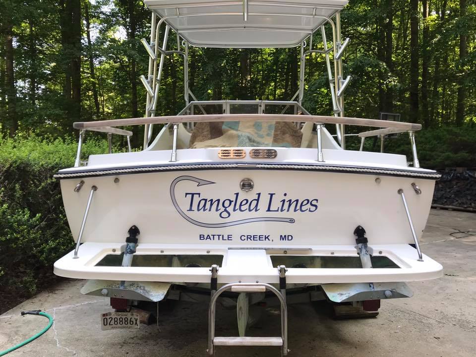 Boat Lettering and Decals – Cove Signs